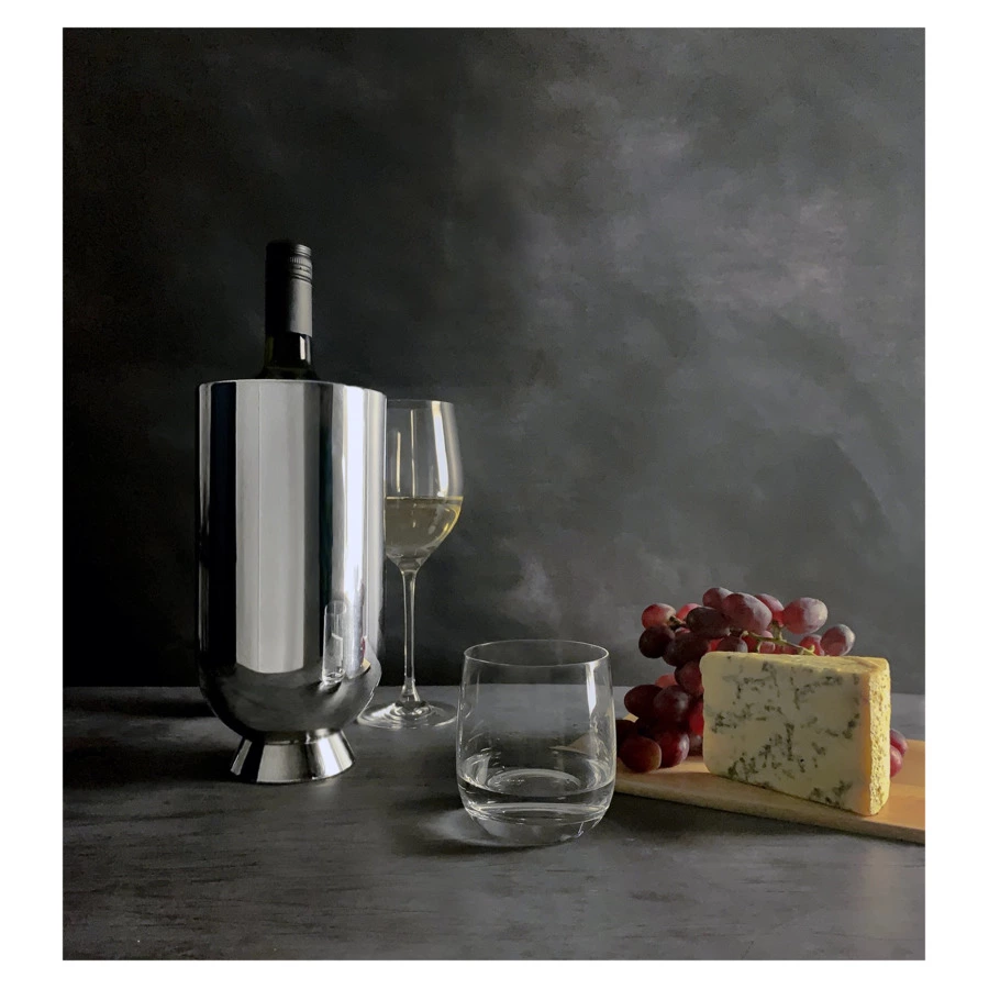 Ведро для вина Nick Munro Trombone двустенное h25х11см, нержавеющая сталь, серебристый