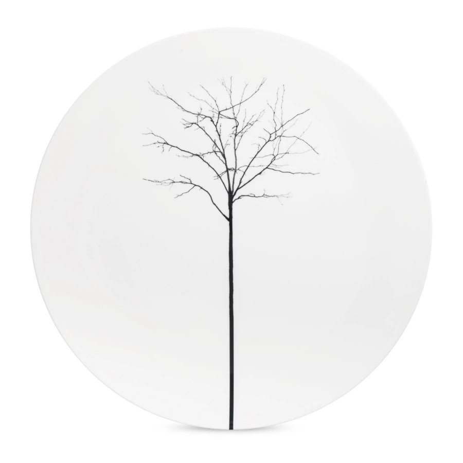 Тарелка подстановочная Dibbern Чёрный лес 32 см, фарфор костяной