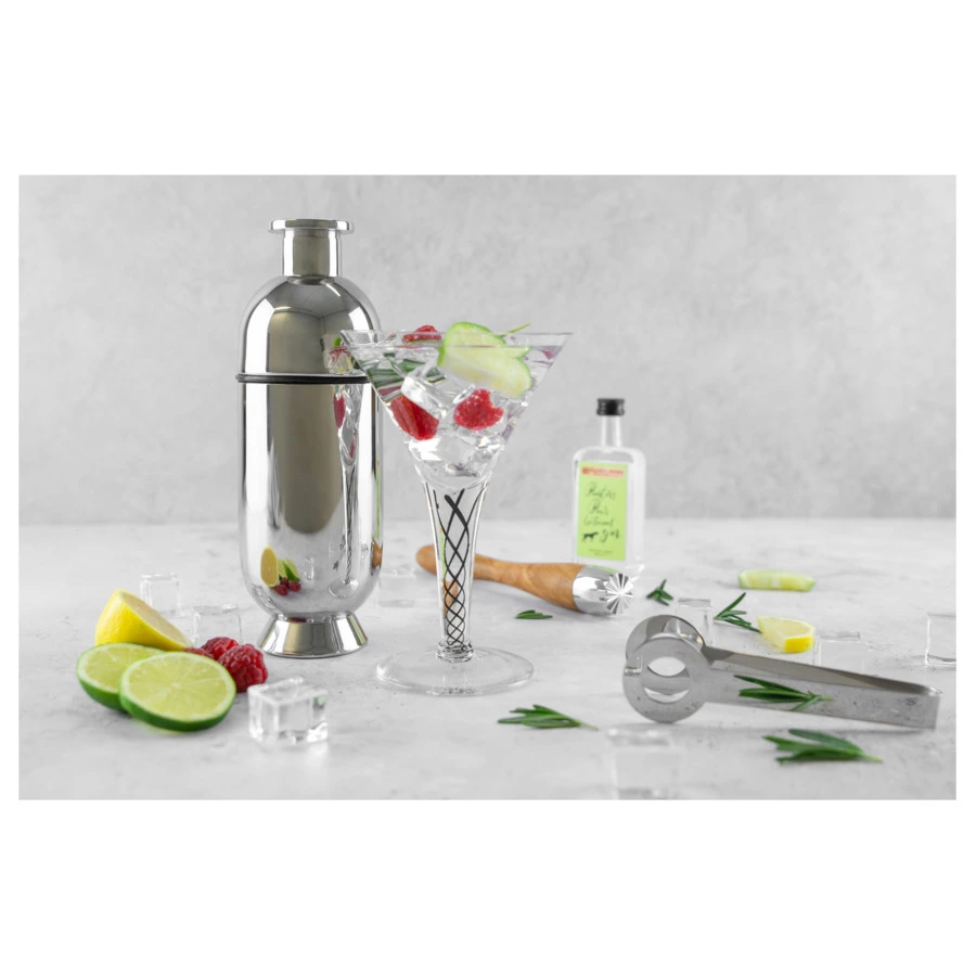 Шейкер Nick Munro Trombone 450 мл, h22 см, нержавеющая сталь, серебристый