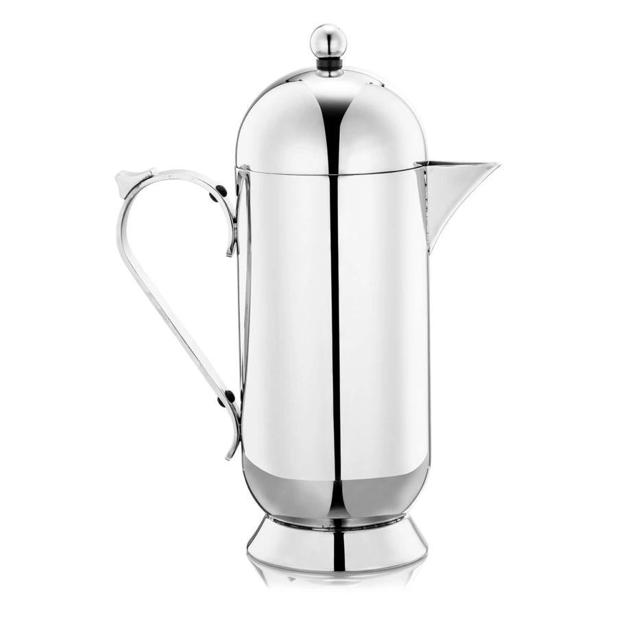 Френч-пресс Nick Munro Shorty 600 мл на 3 чашки, h22 см, нержавеющая сталь