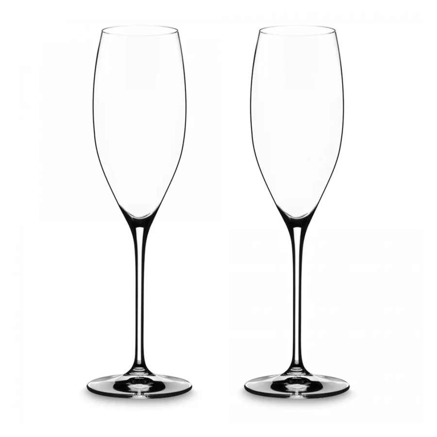 Набор бокалов для шампанского Riedel Vinum Cuvee Prestige 230 мл, 2шт, стекло хрустальное