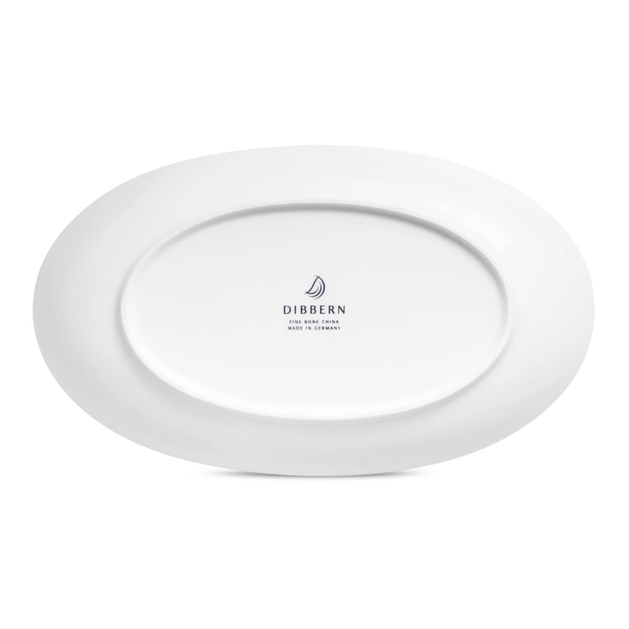 Блюдо овальное Dibbern Черный лес 24 см, фарфор костяной