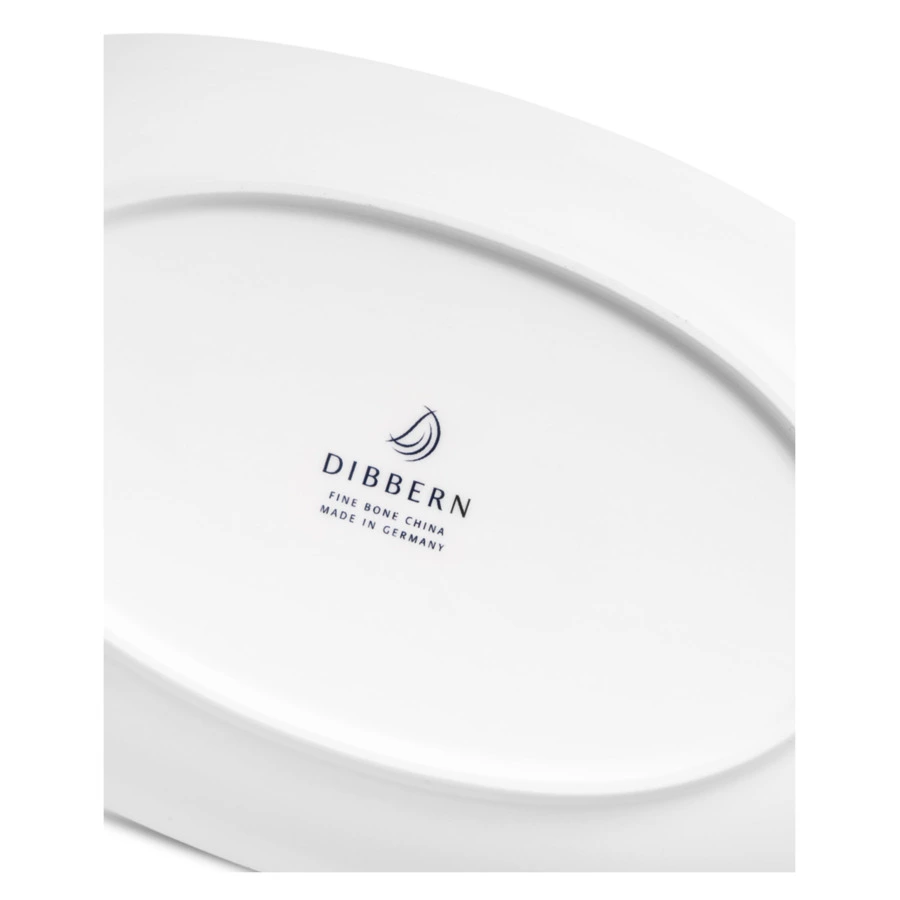 Блюдо овальное Dibbern Черный лес 24 см, фарфор костяной