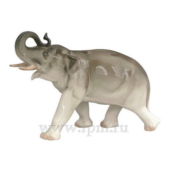 Скульптура ИФЗ Слон, фарфор твердый