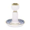 Подсвечник ИФЗ Кобальтовая сетка Бутон, фарфор твердый