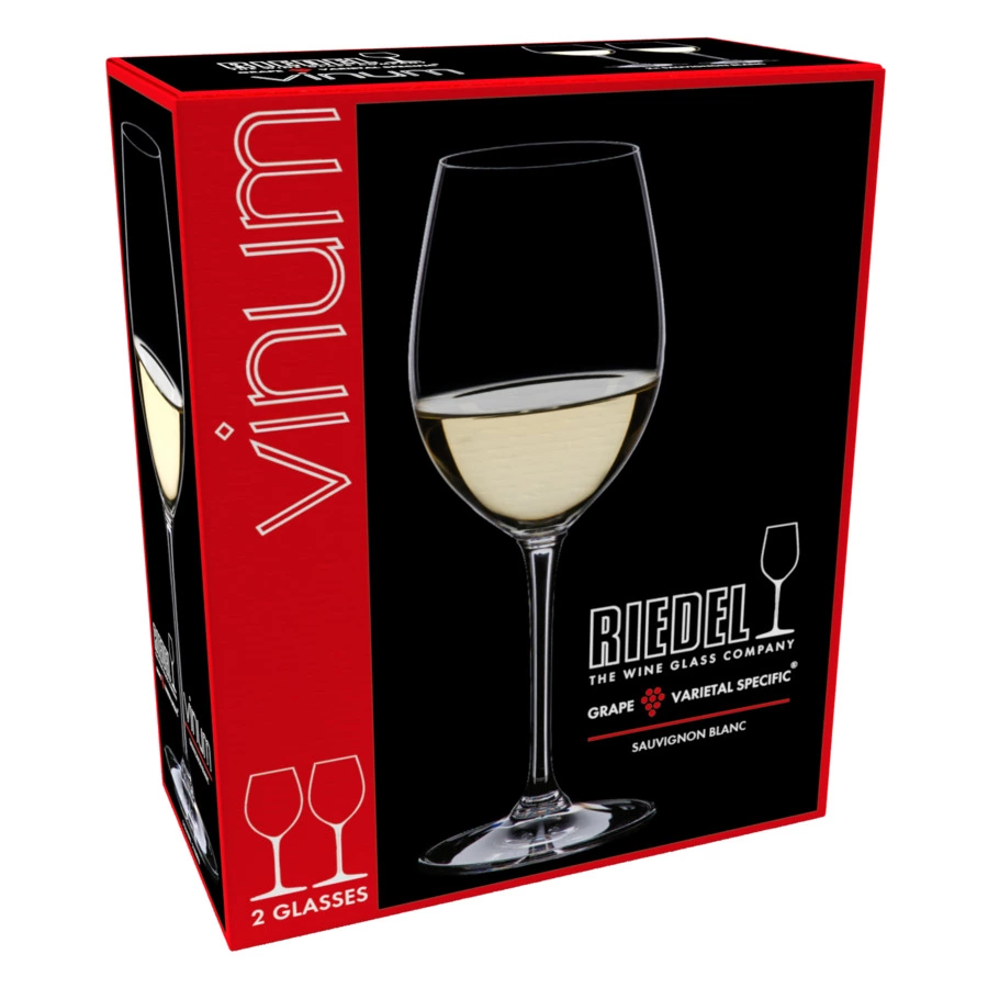 Набор бокалов для белого вина Riedel Vinum Sauvignon Blanc Dessert 356 мл, 2 шт, стекло хрустальное