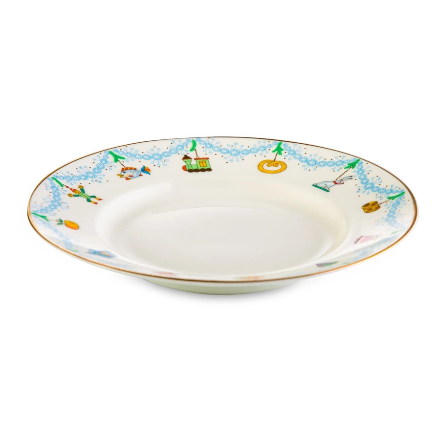 Набор кофейный ИФЗ Балет Щелкунчик Майская 165 мл, 3 предмета, фарфор костяной