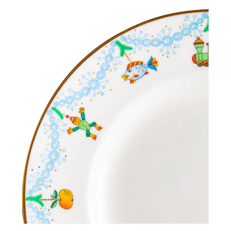 Набор кофейный ИФЗ Балет Щелкунчик Майская 165 мл, 3 предмета, фарфор костяной