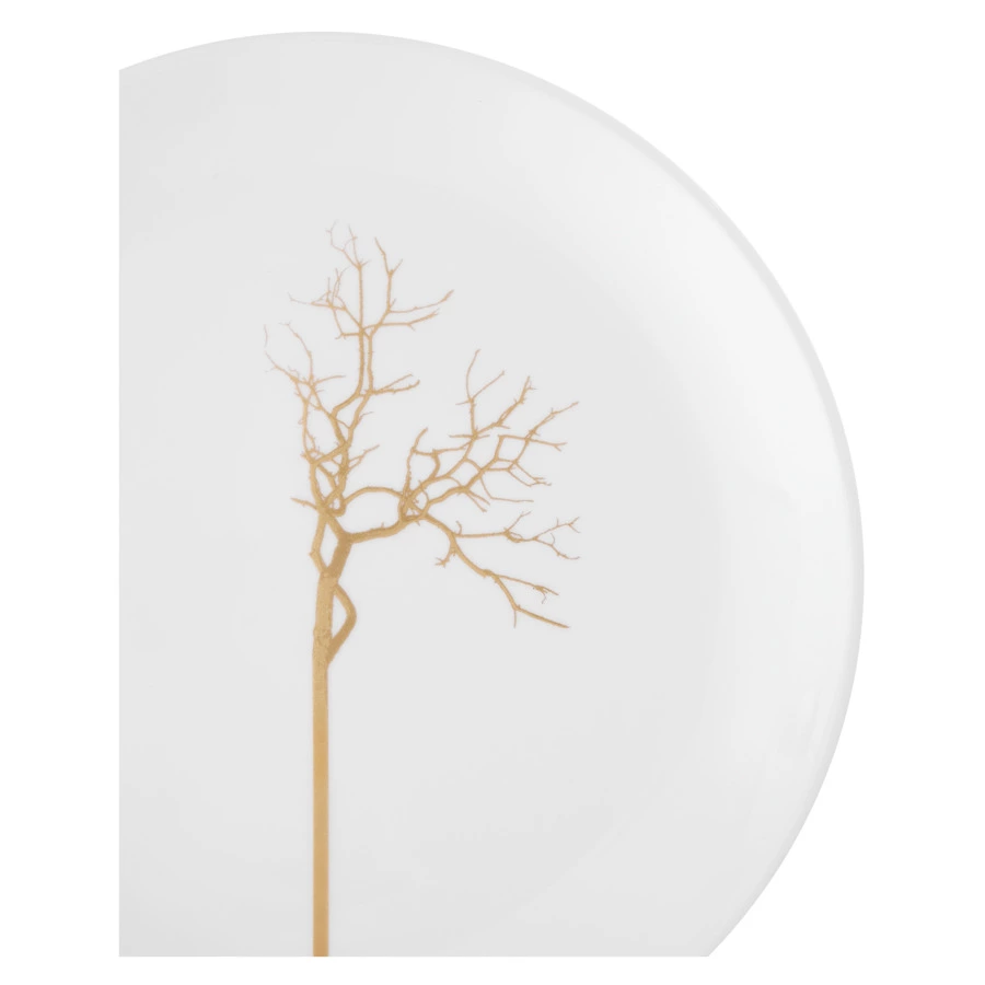 Тарелка обеденная Dibbern Золотой лес 28 см, фарфор костяной