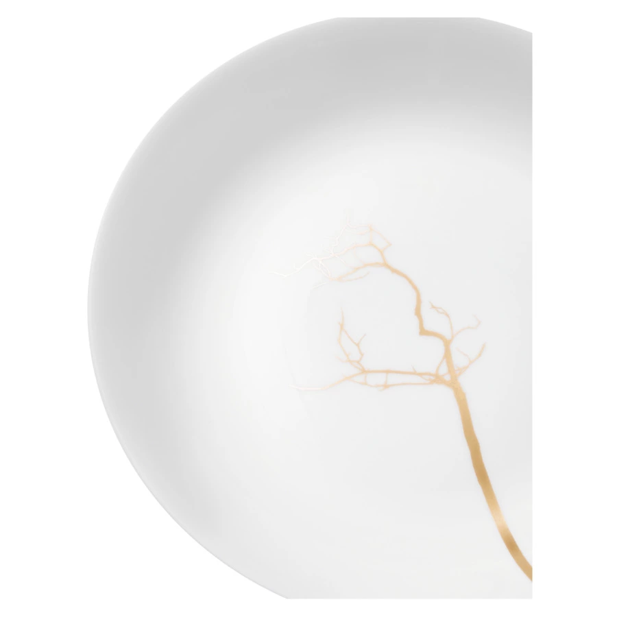 Тарелка суповая Dibbern Золотой лес 22,5 см, фарфор костяной