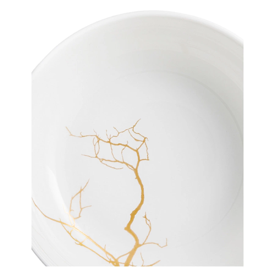 Салатник порционный Dibbern Золотой лес 13 см, фарфор костяной