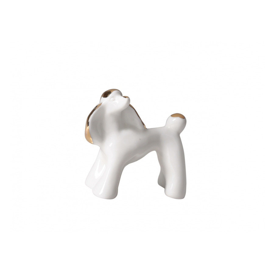 Скульптура ИФЗ Собака Знаки зодиака, золотой, фарфор костяной скульптура ифз ночь фарфор костяной