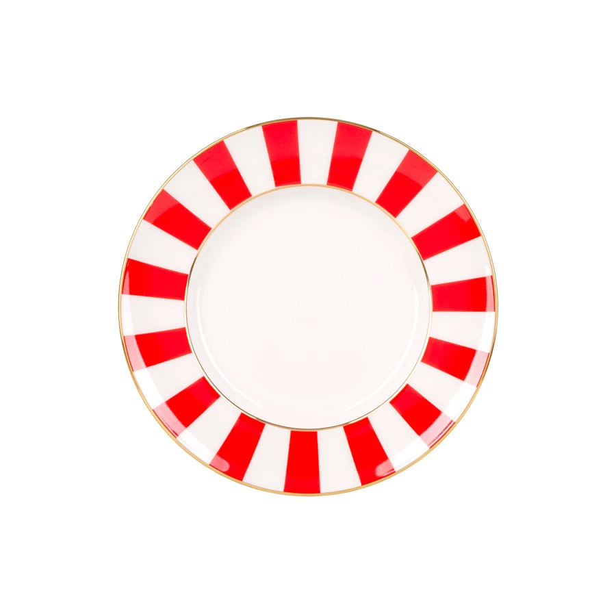 Набор чайный ИФЗ Да и нет Ландыш 180 мл, 3 предмета, фарфор костяной, красный