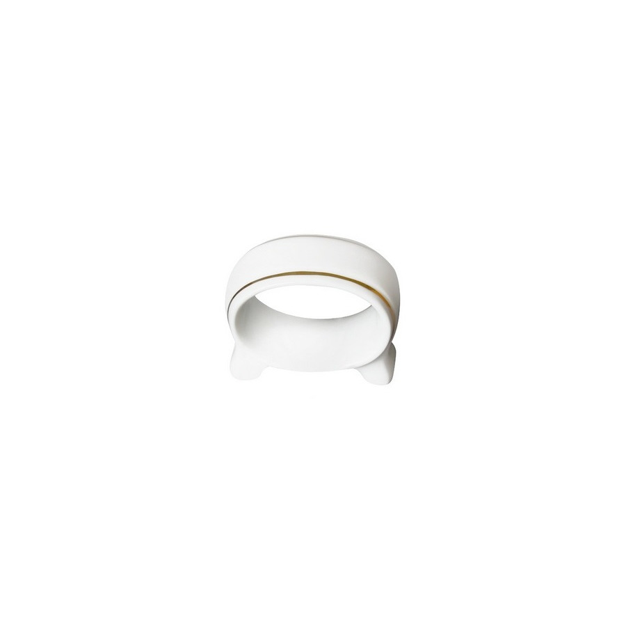 кольцо для салфеток ифз золотая лента молодежная фарфор твердый Кольцо для салфеток ИФЗ Золотая лента.Молодежная, фарфор твердый