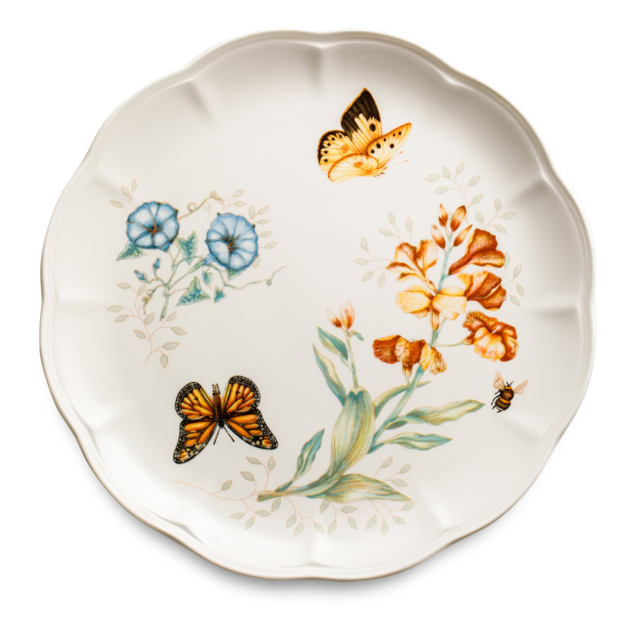 Тарелка обеденная Lenox Бабочки на лугуБабочка-Монарх 27,5 см кувшин lenox бабочки на лугу 1 7 л