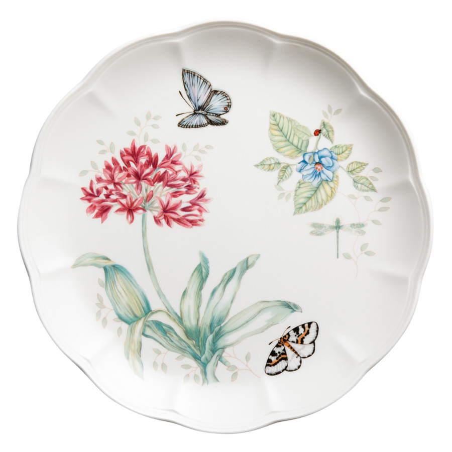 Тарелка обеденная Lenox Бабочки на лугу 27,5 см тарелка обеденная lenox бабочки на лугубабочка монарх 27 5 см