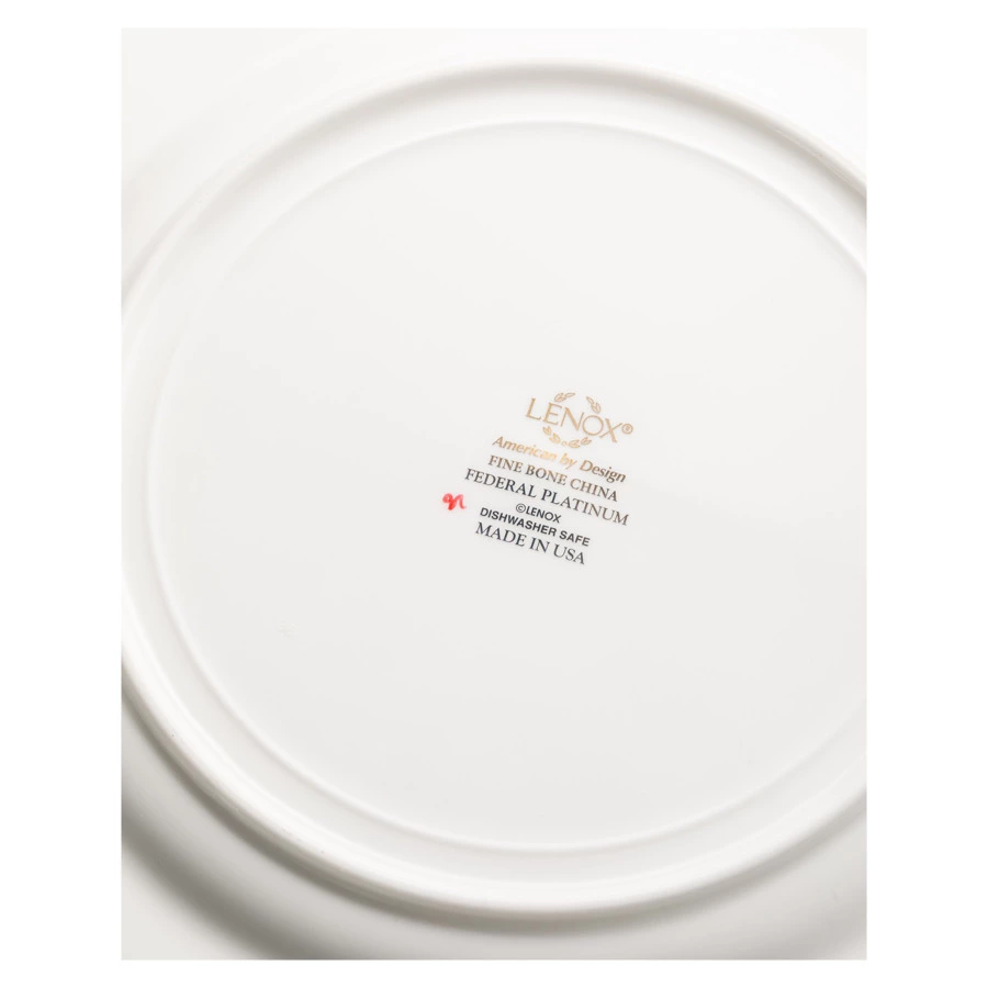 Тарелка акцентная Lenox Федеральный, платиновый кант 23 см