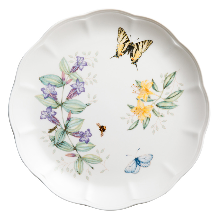 Тарелка обеденная Lenox Бабочки на лугу Бабочка-Парус 27,5 см тарелка обеденная lenox бабочка парус 27 5 см
