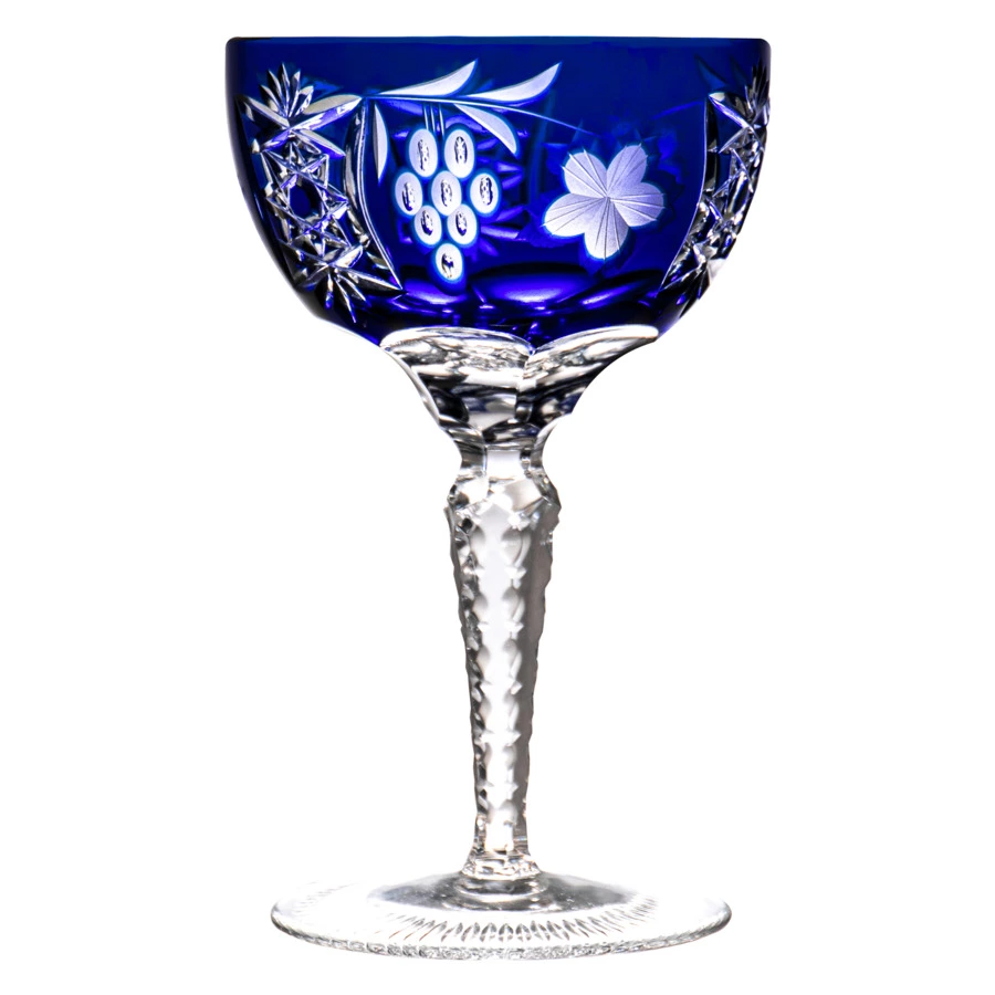 Бокал для шампанского 210мл синий