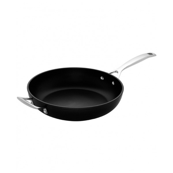 Сковорода глубокая Le Creuset 26 см, антипригарная, черная, для индукции, духовки-sale