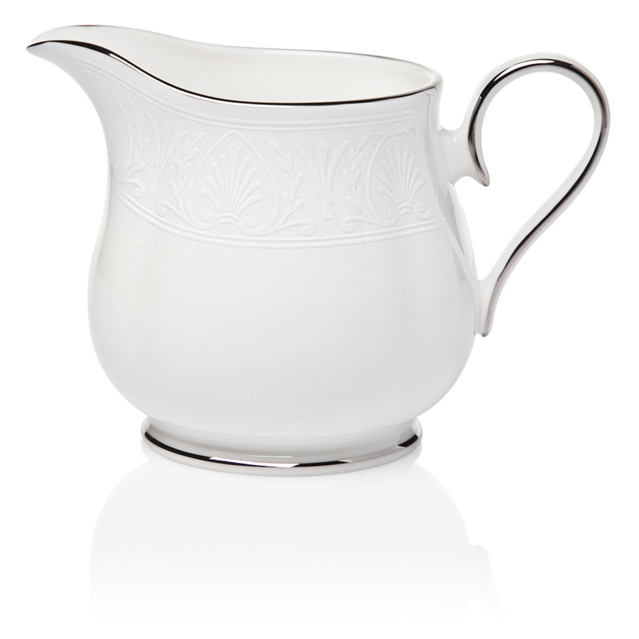 Молочник Lenox Ханна, платиновый кант 240 мл набор из 2 чашек чайных с блюдцами lenox федеральный платиновый кант 180 мл