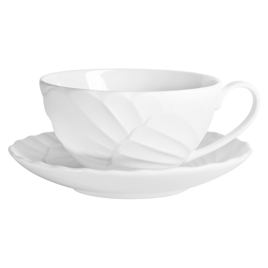Чашка чайно-кофейная с блюдцем Lenox Плиссе,Маркеса 240 мл