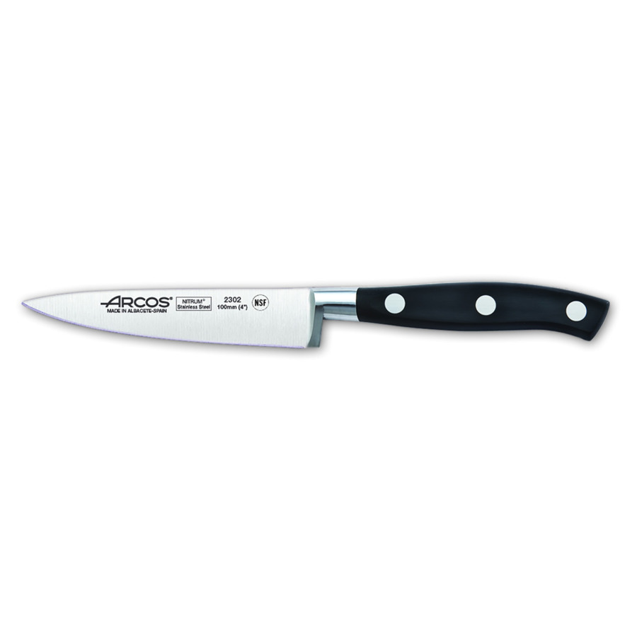 Нож кухонный для чистки Arcos Riviera 10см, кованая сталь