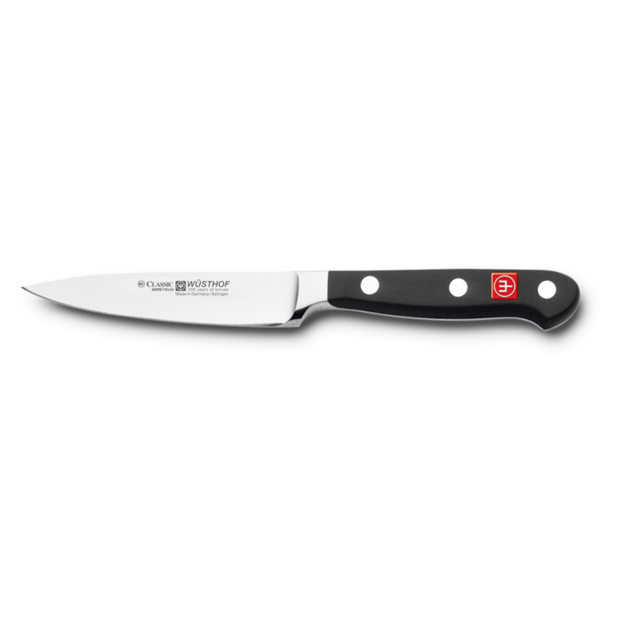 Нож для овощей Wuesthof Classic 10 см, сталь кованая нож для хлеба wuesthof classic icon 20 см сталь кованая