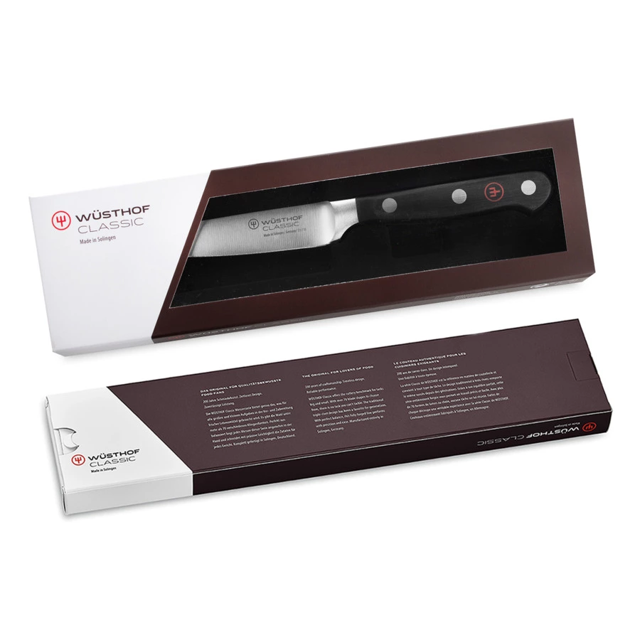 Нож для овощей Wuesthof Classic 10 см, сталь кованая