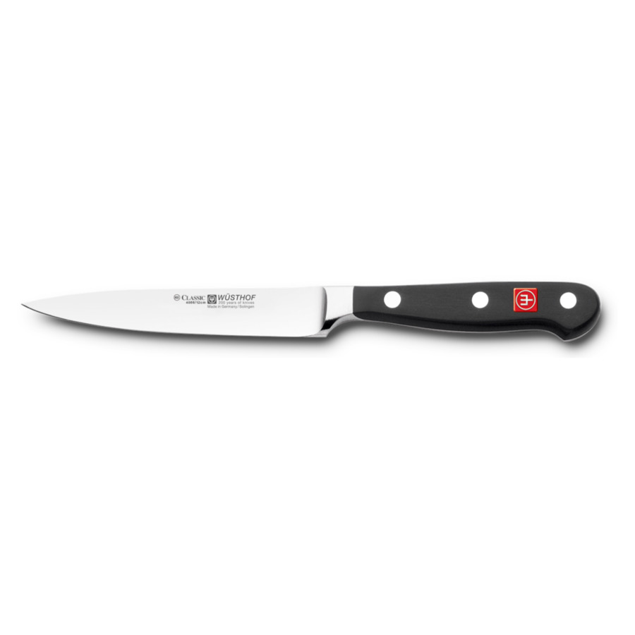 Нож кухонный универсальный Wuesthof Classic 12 см, сталь кованая нож кухонный шеф wuesthof classic icon 16 см сталь кованая