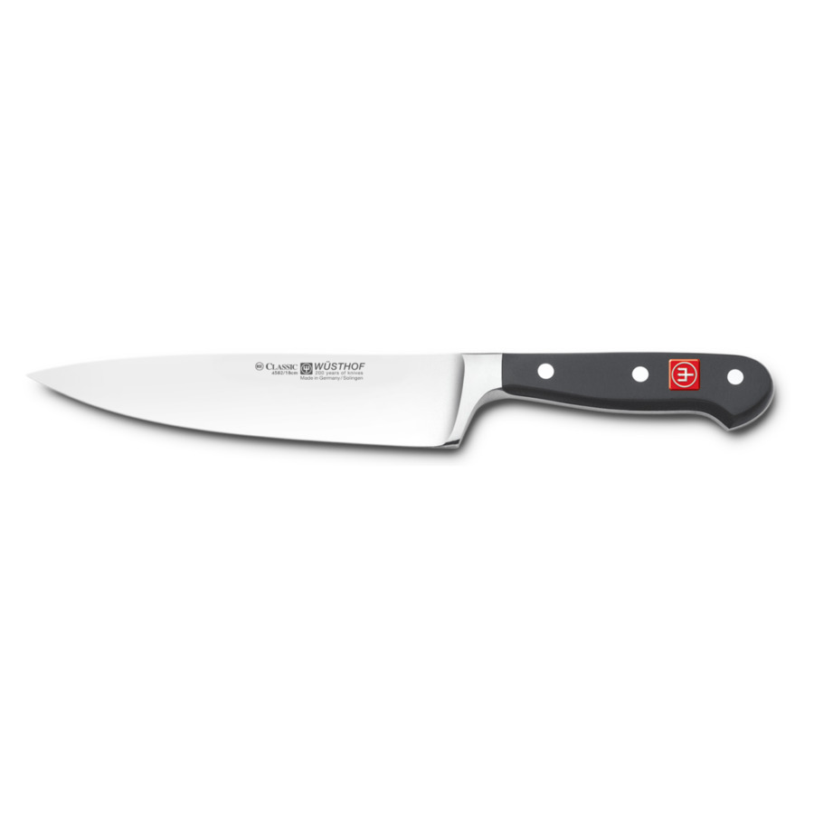 Нож кухонный Шеф Wuesthof Classic 18 см, сталь кованая нож кухонный шеф wuesthof classic icon 16 см сталь кованая