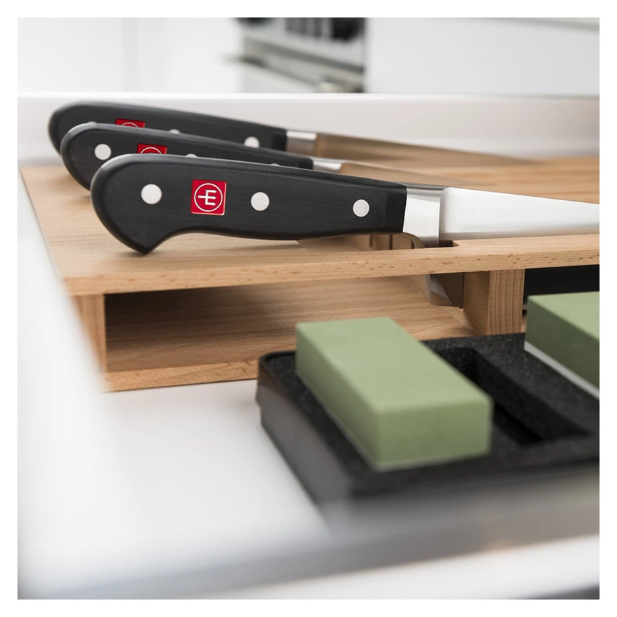 Набор кухонных ножей 9 предметов WUESTHOF Classic (темная подставка)