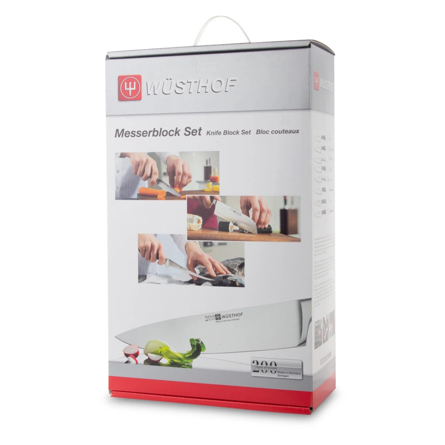 Набор кухонных ножей 9 предметов WUESTHOF Classic (темная подставка)