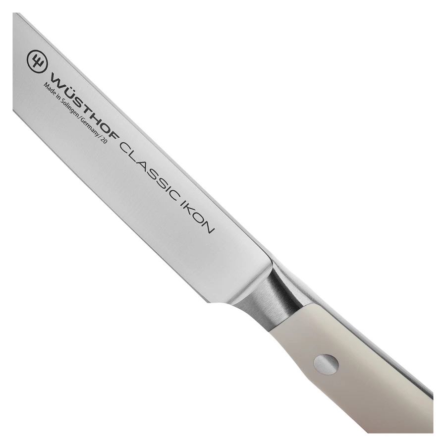 Нож кухонный для нарезки Wuesthof Ikon Cream White 16 см, сталь кованая