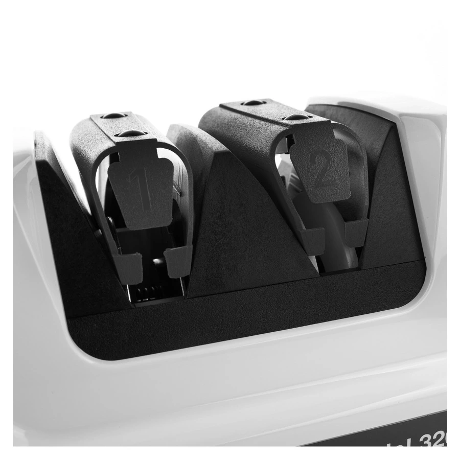 Точилка электрическая для заточки ножей Chef's Choice 2 этапа заточки, пластик, белая