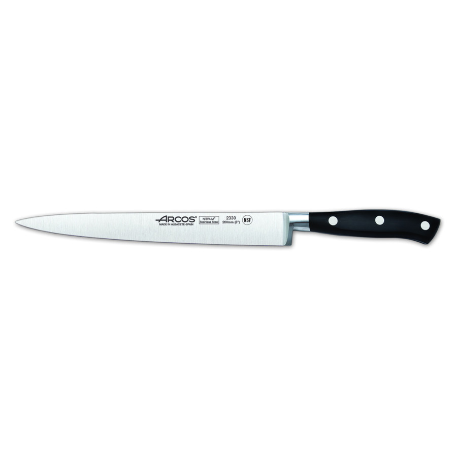Нож кухонный для резки мяса Arcos Riviera 20см, кованая сталь нож кухонный для мяса arcos