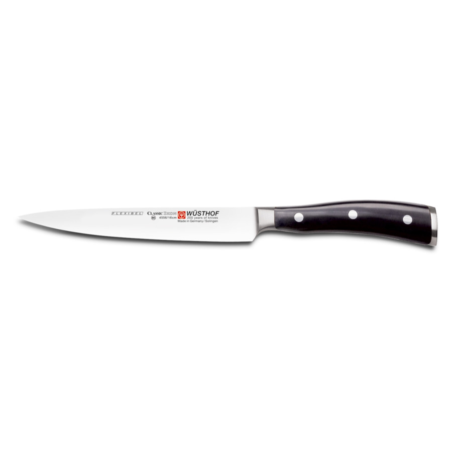 Нож филейный Wuesthof Classic Icon 16 см, сталь кованая нож кухонный шеф wuesthof classic icon 16 см сталь кованая