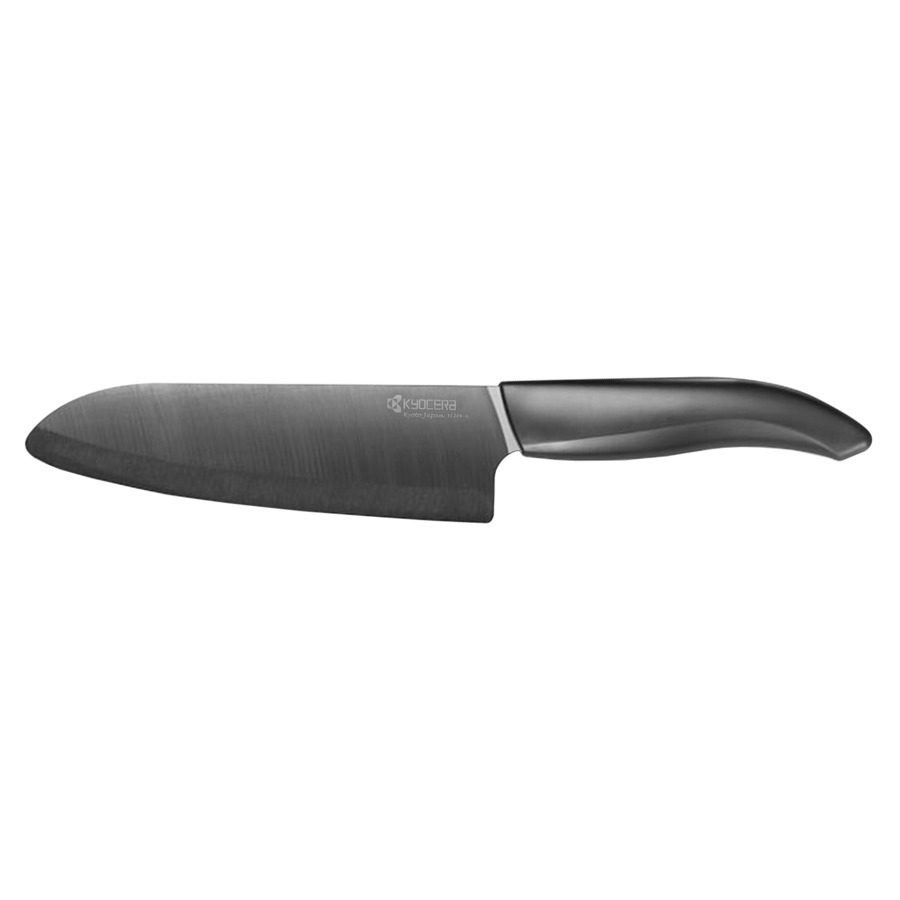 Нож Сантоку 14см "Черное" (рукоятка-ABS черная)