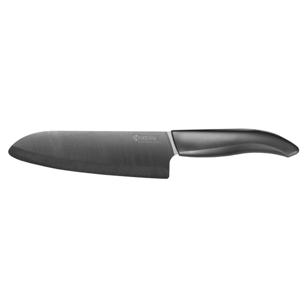 Нож Сантоку 14см "Черное" (рукоятка-ABS черная)