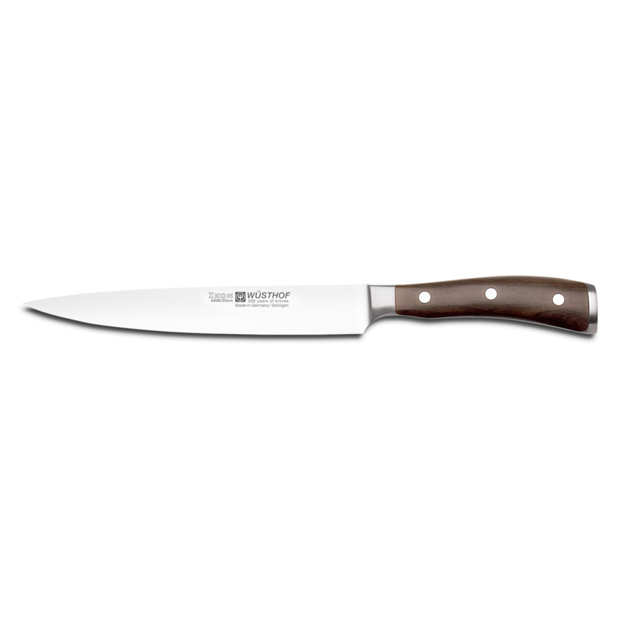 Нож для нарезки WUESTHOF Icon 20см, кованая сталь нож для устриц wuesthof professional tools сталь кованая