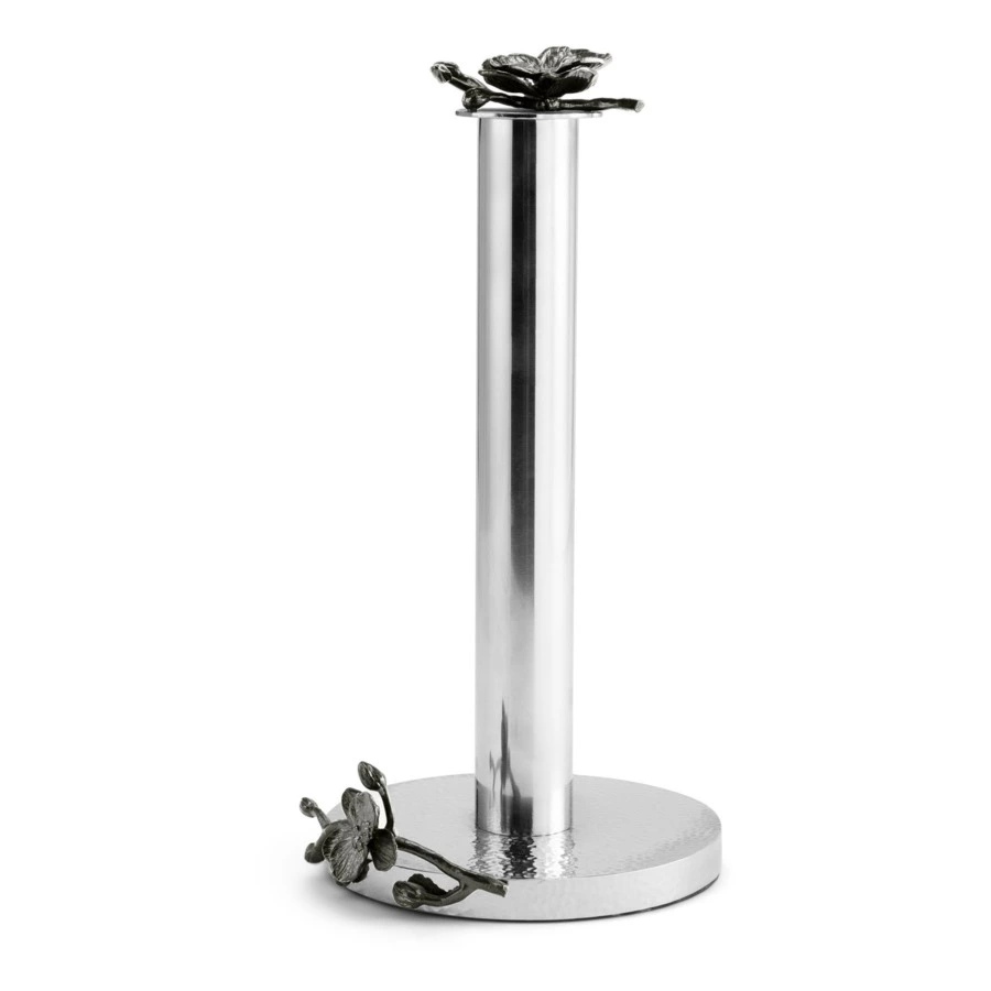 Держатель для бумажного полотенца Michael Aram Черная орхидея 32 см, сталь нержавеющая