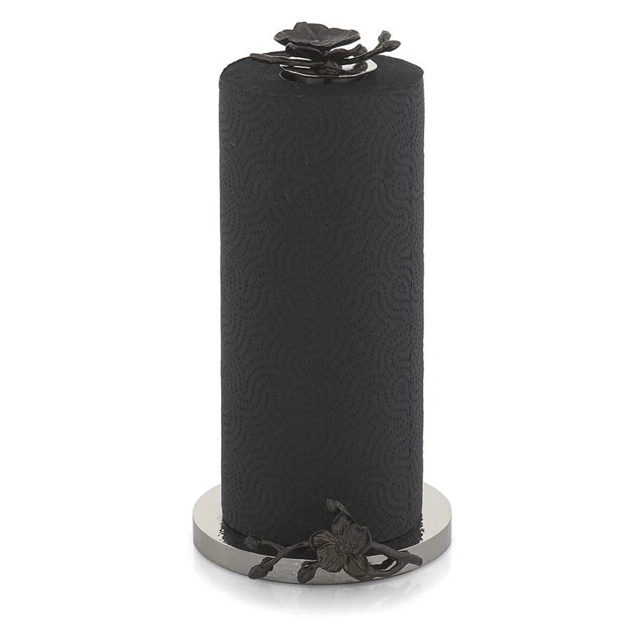 Держатель для бумажного полотенца Michael Aram Черная орхидея 32 см, сталь нержавеющая