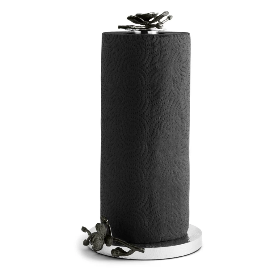 Держатель для бумажного полотенца Michael Aram Черная орхидея 32 см, сталь нержавеющая