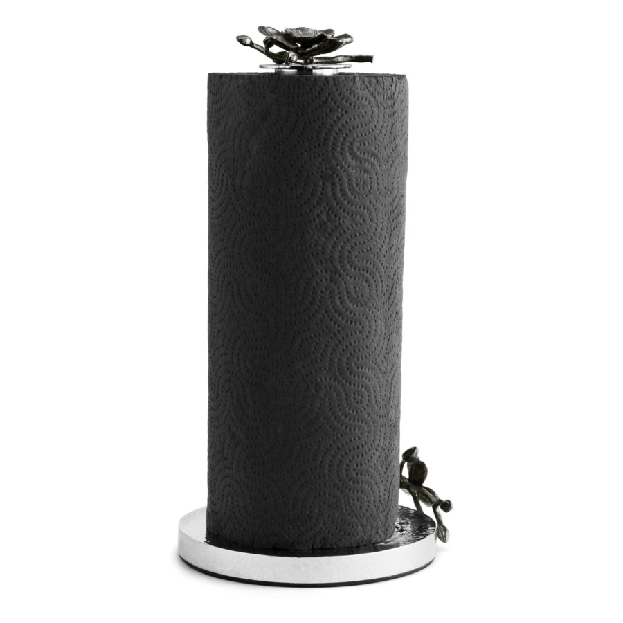 Держатель для бумажного полотенца Michael Aram Черная орхидея 32 см, сталь нержавеющая