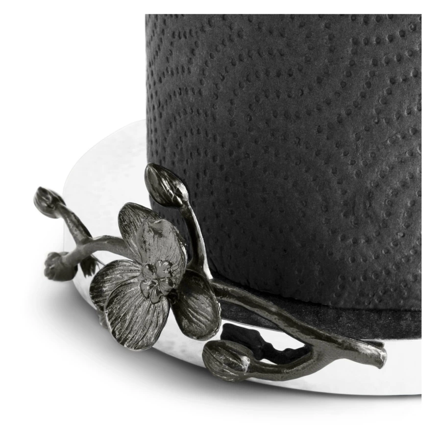 Держатель для бумажного полотенца Michael Aram Черная орхидея 32 см, сталь нержавеющая