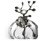 Подставка для колец Michael Aram Чёрная орхидея 14 см, сталь нержавеющая, серебристая