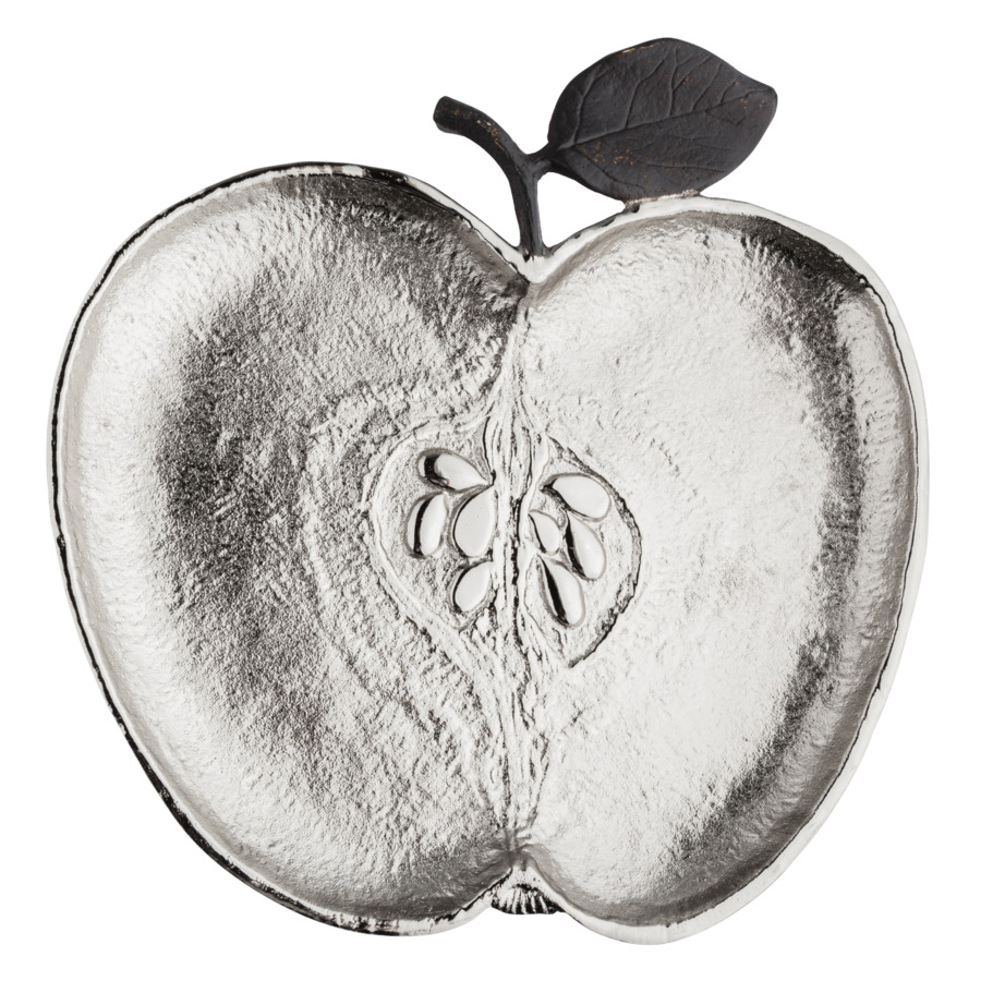Блюдо-яблоко Michael Aram Яблоко 25 см, латунь, серебристое