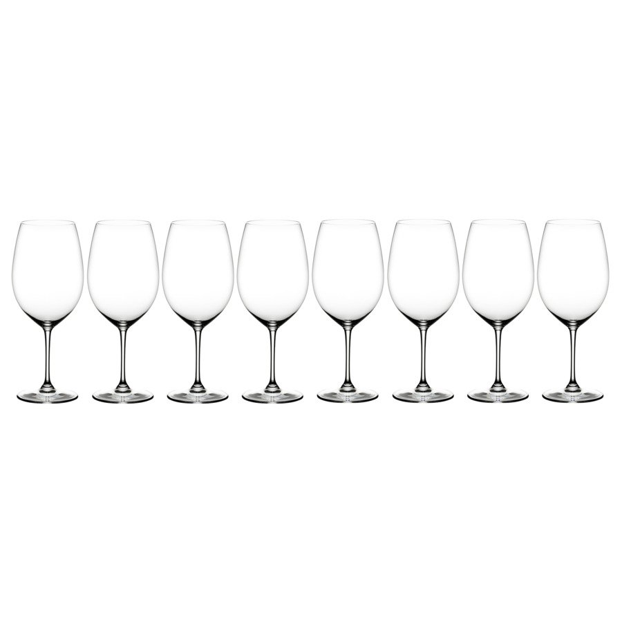 Набор бокалов для красного вина Riedel Vinum Совиньон.Мерло 610 мл, 8 шт по цене 6-ти, п/к