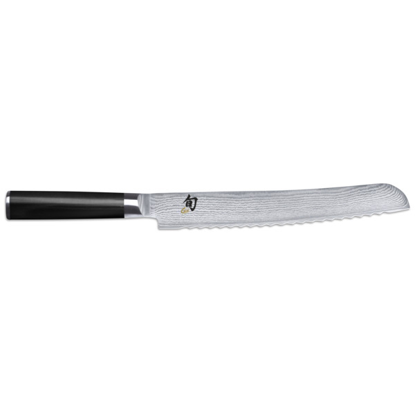 Нож для хлеба KAI Шан Классик 23 см, дамасская сталь, 32 слоя