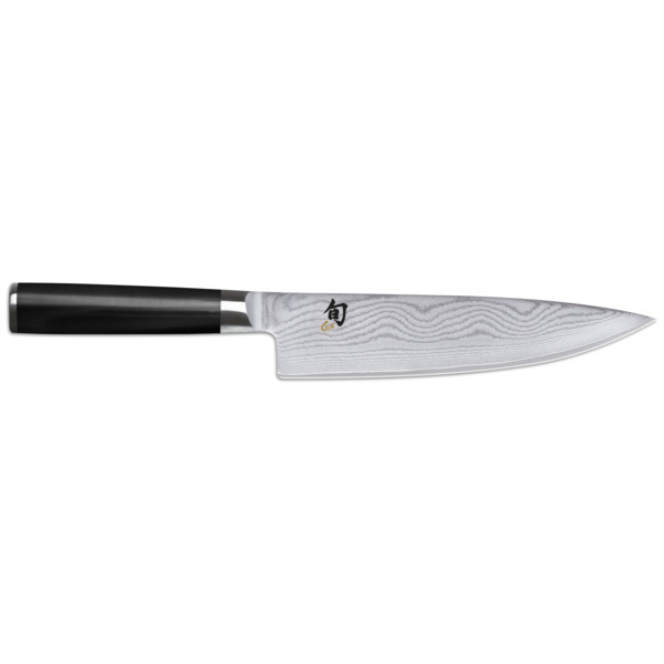 Нож поварской KAI Шан Классик 20 см, дамасская сталь, 32 слоя